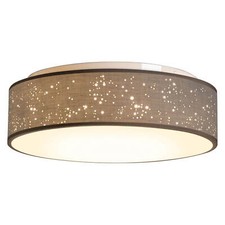 Deckenlampe Deckenleuchte mit Stoff-Lampenschirm Sternenhimmel lampe Rund Decke