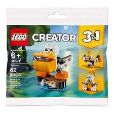 Creator LEGO 30571 Pelikan Polybag Set mit 62 tlg Bausteine ab 6+ Neu OVP Beutel