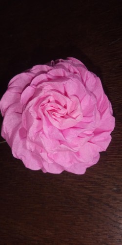 Große krepprosen rosa 9 - krepprosen,
