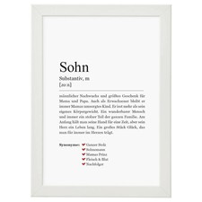 Bild Sohn Definition Wandbild