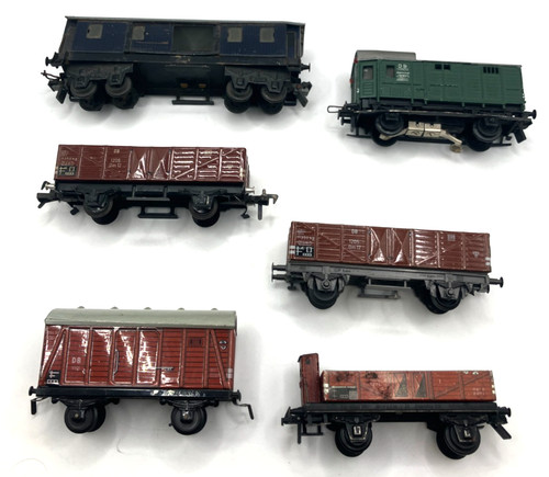 Alte blech güterwagen - güterwagen, 1/87