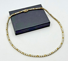 925 Silber Tennis Halskette