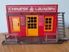 Playmobil Western  Stadt Gebäude Unikat Custom Chinese Laundry Cowboy  ACW