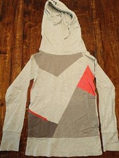 RAGWEAR PULLI PULLOVER HOODIE GRAU ROSA GRÖSSE S