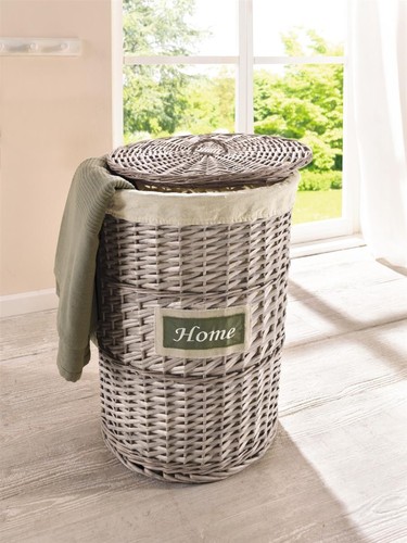 Wäsche korb home aus - aus, weide