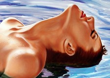 "FANTASIE DER SINNE" Bild Motiv No. 114 Akt Erotik Grafik Bild Erotic Graphic