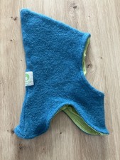 Bubble Kid Berlin Mütze Outdoor Blau Grün Gr. M  Überziehmütze Wolle 