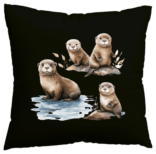 Kissenbezug otter fischotter - kissenbezug,