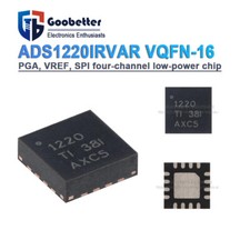 ADS1220IRVAR VQFN-16 Vierkanal-IC-Chip mit geringem Stromverbrauch