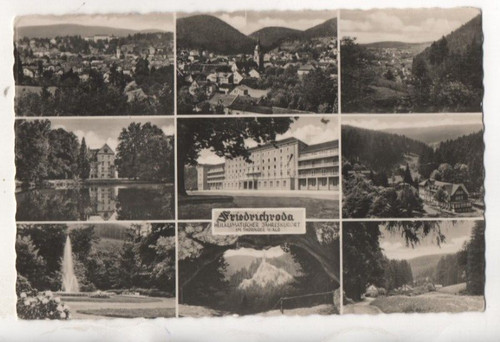 Ansichtskarte friedrichroda - ansichtskarte,
