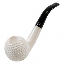 Meerschaumpfeife Block Golf