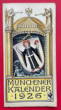 Münchener Kalender Ausgabe 1926, REICHSADLER, Geuder v. Heroldsberg, Landsberg