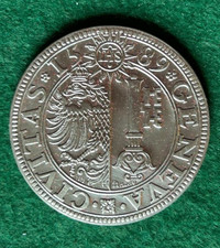 Schweiz Medaille Genf Civitas