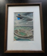 Zeppelin Bild mit Rahmen