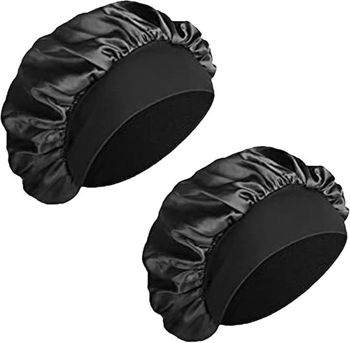 Satin bonnet schlafhaube - 2x,