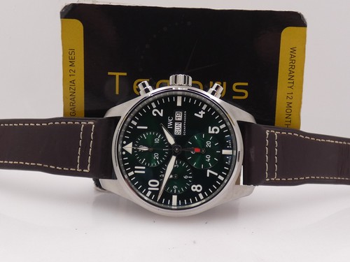 Iwc pilot chronograph grünes - chronograph,