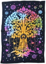 BUDDHA Stoffbild Wandbehang