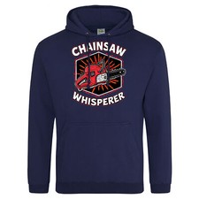 Holzfäller lustig Erwachsene Hoodie Kettensäge Flüsterer Geschenk für Papa Opa Partner...