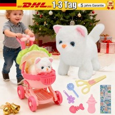 Katzen Spielzeug Kinder der Läuft Bellt Elektrisch Plüsch Hund Kinder Geschenk!