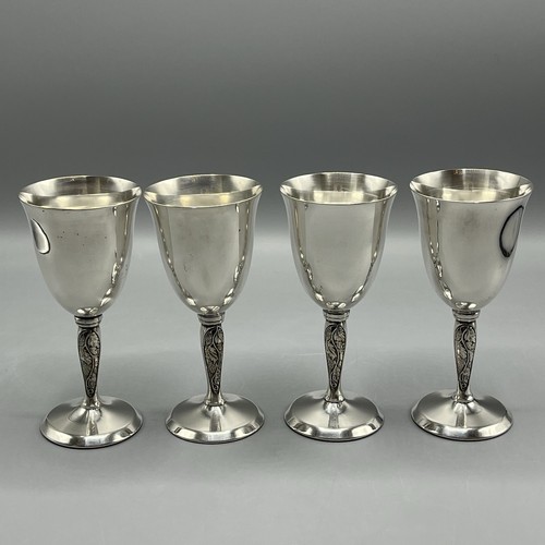 Vintage versilberte weinkelche - versilberte,