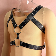 Männer PU Leder Punk Körper