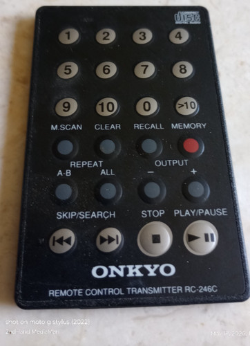 Onkyo 246c remote control - 246c,