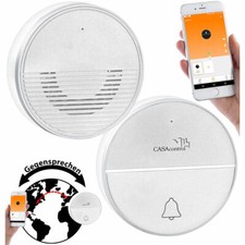 CASAcontrol Funk-Türklingel mit WLAN und Gegensprech-Funktion per App, 50 m