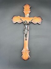 Antikes Wand Kruzifix Aus