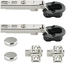 2x Topfscharnier Set Glastür