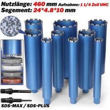 Diamantbohrkrone L 460 mm Ø 52-200mm Nass Trocken Dosenbohrer Kernbohrkrone SDS