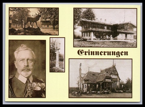 Ansichtskarte jagdschloss - ansichtskarte,