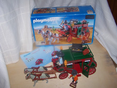 Playmobil western postkutsche - western,