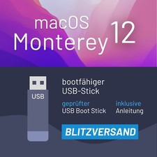 macOS 12 Monterey Mac OS Bootstick USB - Installer - Update - Blitzversand