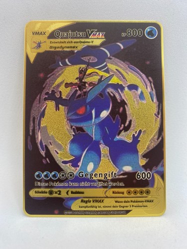 Pokemon metallkarte quajutsu - pokemon,