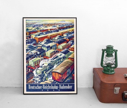Poster deutscher reichsbahn - poster,