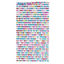 Acryl Schmucksteine Strasssteine 750 Stück 3mm Bunte Strass Aufkleber Deko