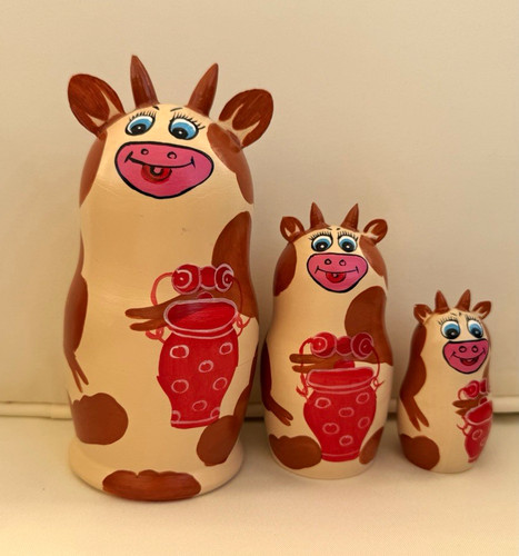 Matroschka holzpuppen set - matroschka,