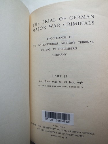 Nuremberg trials 17 - trials,,