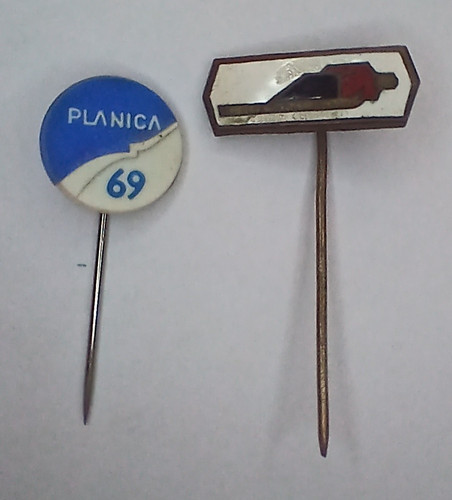 Alte anstecknadel planica - 2x, :