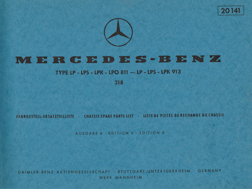 Mercedes benz lps lpo - mercedes, 811/