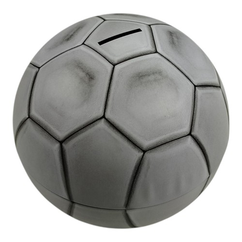 Fußball spardose aus metall - aus,
