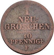 Sachsen 10 Pfennige 1