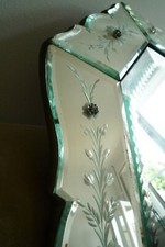 antiker art deco geschliffener