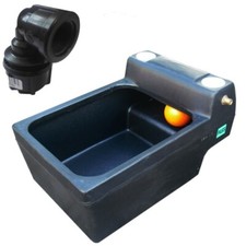 Kingspan Titan Pferd/Vieh Trinker, 12 Gallonen, 54 Liter mit 25 mm x 1/2" Ellbogen