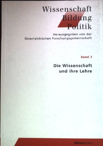 Die wissenschaft und - die, ihre