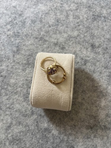 Goldfarbenes ring set - goldfarbenes, ring-set