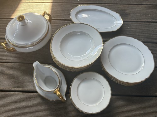 Altes tafelservice goldrand - tafelservice,