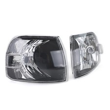 Klarglas Blinker schwarz für