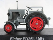 HACHETTE G1627004 / #4 Eicher ED25II (1951) in grau 1:43 unbespielt/PC-Vitrine