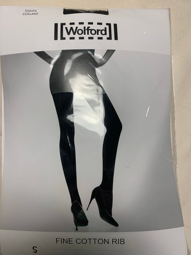 Wolford fine cotton rib tights - rib,
